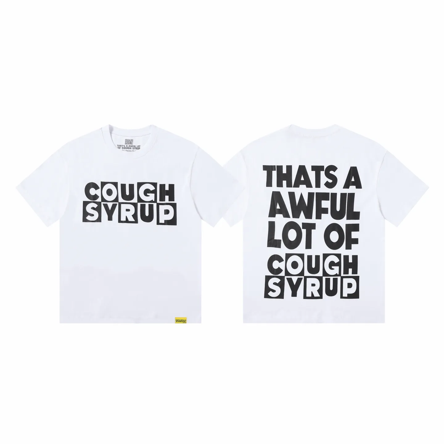 # / ｜ THAT'S A AWFUL LOT OF COUGH SYRUP In Stock T （fabric):32 Sizes（size）：S-M L X L （colour）： /